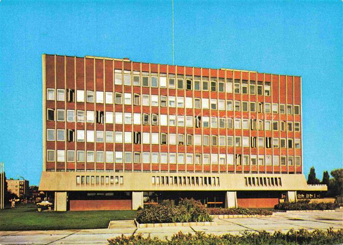 Ajka Veszprem Megye HU Városi-Tanácsház Stadtrathaus Verwaltungsgebaeude Moderna