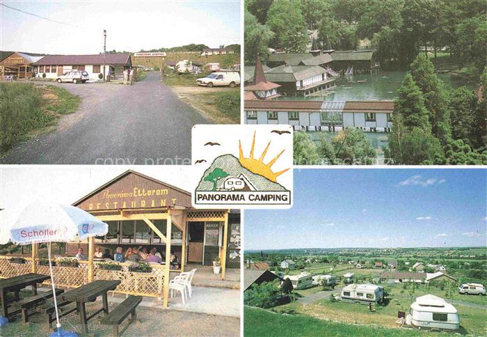 Keszthely Kesztely Balaton Plattensee HU Panoráma-Camping Thermalbad Campingplat