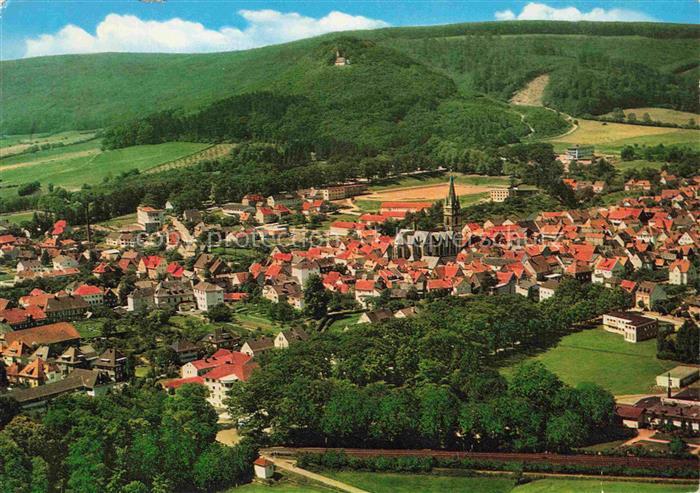 Driburg BAD DRIBURG Stadtkirche Teutoburger-Wald Huegel Denkmal Daecher Altstadt