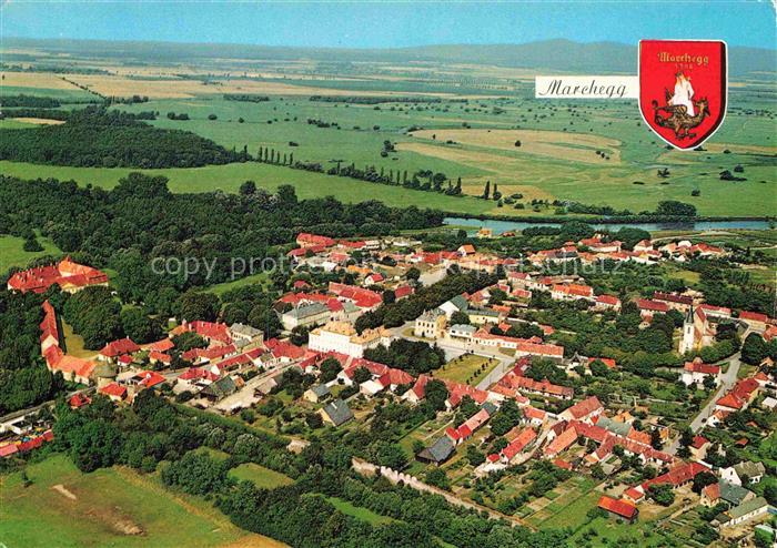 Marchegg Niederoesterreich AT Marchfeld March-Fluss Schloss Jagdmuseum Dorf Kirc