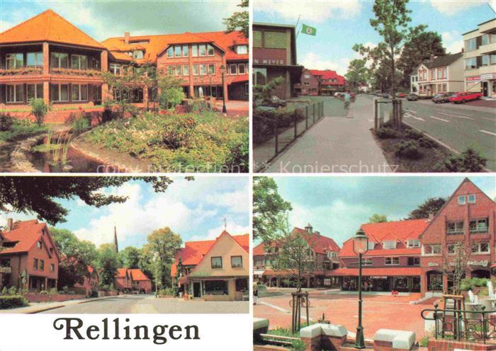 Rellingen Pinneberg Schleswig-Holstein Rathaus Ortszentrum Strassenszene Einkauf