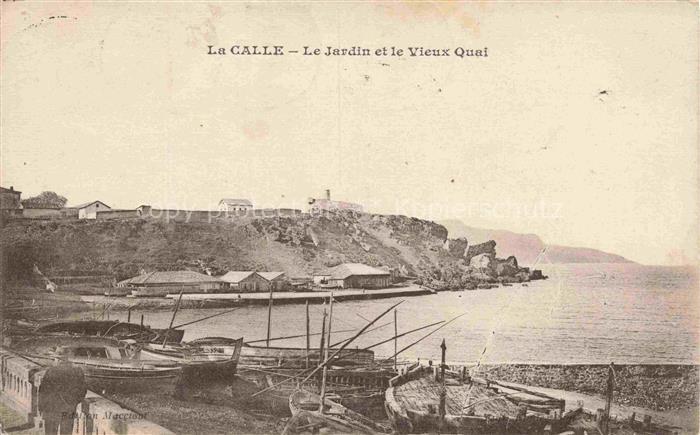 La Calle Algerie Le-Jardin Vieux-Quai Hafen Fischerboote Klippe Bucht Meeresblic