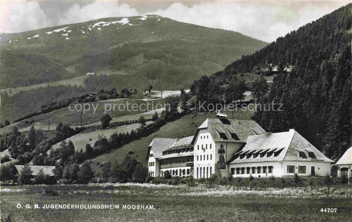 Moosham Tamsweg Lungau Salzburg AT Jugenderholungsheim Berglandschaft Wald Wiese
