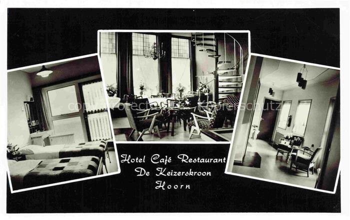 HOORN Friesland NL Hotel-Café-Restaurant De-Keizerskroon Hotelzimmer Restaurant