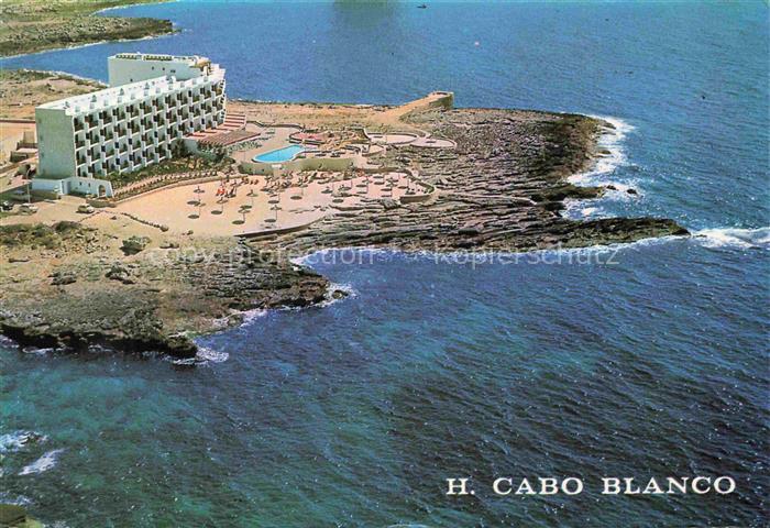 Colonia de San Jordi Mallorca ES Hotel-Cabo-Blanco Kueste Felsen Strand Pool Mee