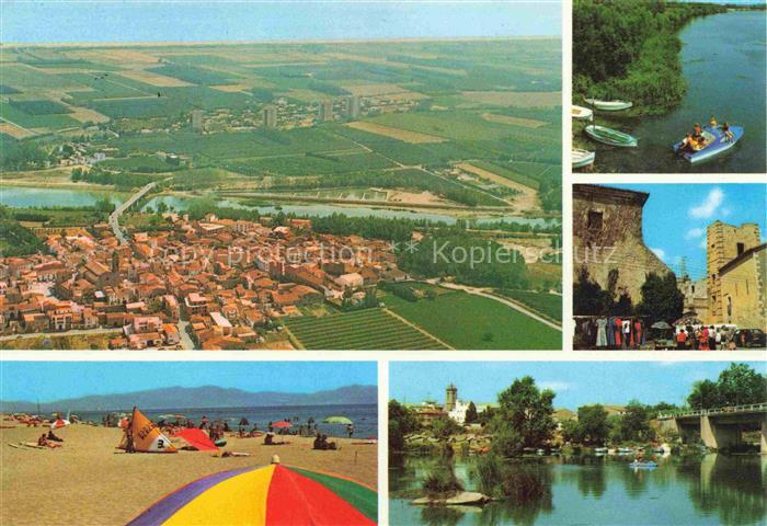 San Pedro Pescador Costa Brava Albacete Gerona ES Camping-Aquarius Fliegeraufnah