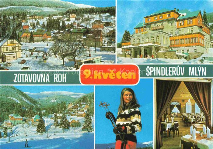 Spindelmuehle Riesengebirge Spindleruv Mlyn CZ Zotavovna-Roh Wintersportort Ski