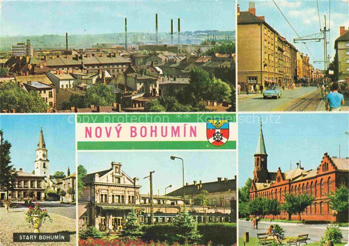 Novy-Bohumin Neu-Oderberg Bohumin CZ Gottwaldova-Třída Nádraží Náměstí-Svobody E