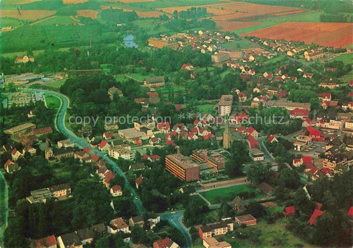 Sassendorf Bad Moor-Soleheilbad Rheuma Kurort Kirche Wohngebiet Felder Wald