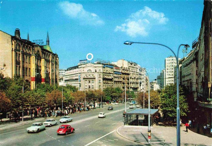 Beograd Belgrad Serbija Terazije Boulevard Hotel Stadtszene Autos Strassenszene