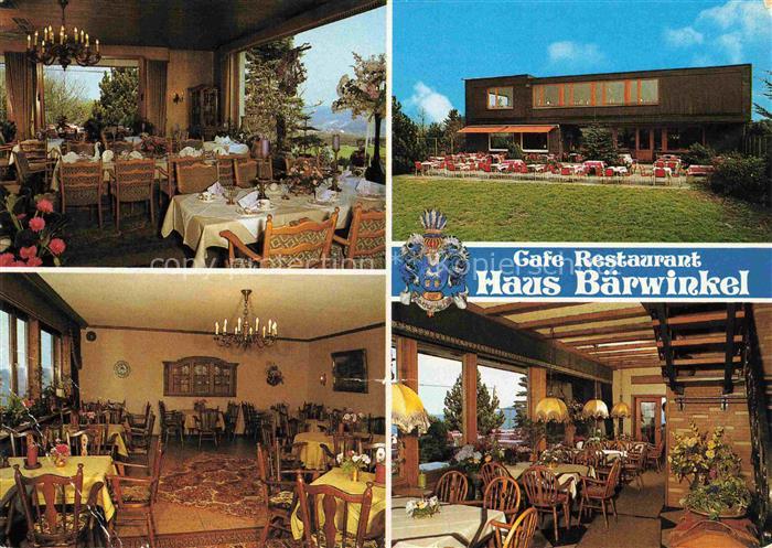 Oberelfringhausen Hattingen NRW Café-Restaurant Speisesaal Terrasse Garten Felde