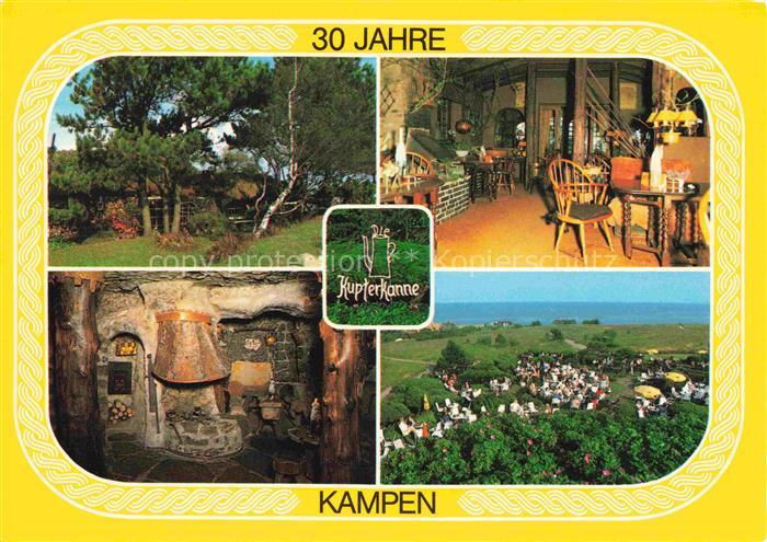 Kampen  Sylt Kupferkanne Restaurant Sylt Nordsee Garten Terrasse Destillieranlag