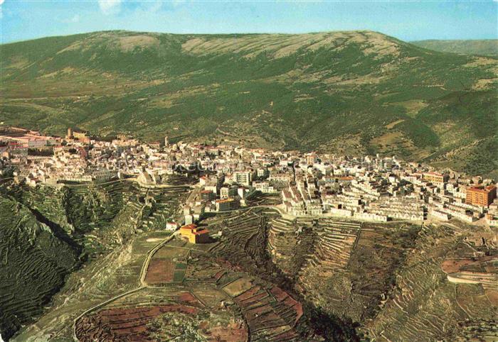 Monte Sant Angelo Foggia Puglia IT Altstadt Terrassen Bergdorf Fliegeraufnahme G