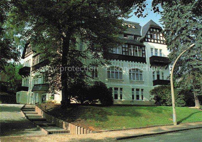 BAD ELSTER Vogtland Sachsen Albrechtshof Vogtland-Klinik Jugendstilvilla Fachwer