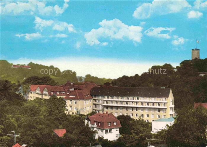 Bethel  BIELEFELD NRW Krankenhaus-Gilead Bethel Krankenhausgebaeude Turm Baeume