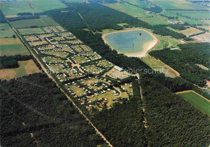 Wanroy Noord-Brabant NL Recreatie-oord-de-Bergen Campingplatz Badesee Wald Felde