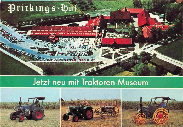 Sythen Haltern Recklinghausen NRW Prickings-Hof Traktoren-Museum Parkplatz Bauer