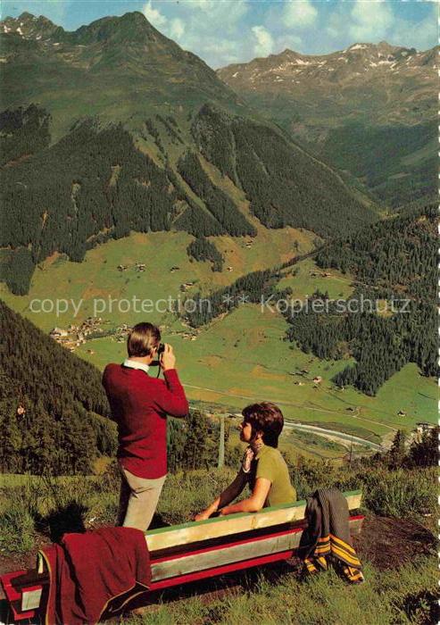 St Jakob Defereggen Tirol AT Sommerfrische Brunnalm Lift Talblick Berglandschaft