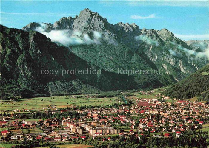LIENZ  Tirol AT Dolomitenstadt Stadtpanorama Lienzer-Dolomiten Zettersfeld Talbl