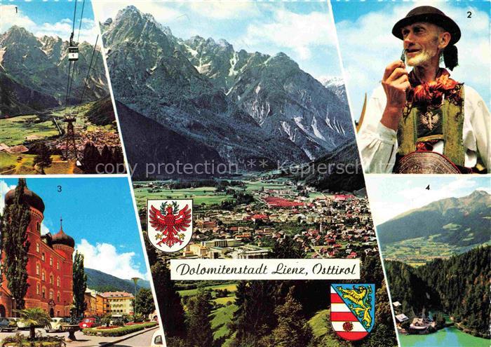 LIENZ  Tirol AT Zettersfeldbahn Bergbauer Hauptplatz Liebburg Tristacher-See Sch