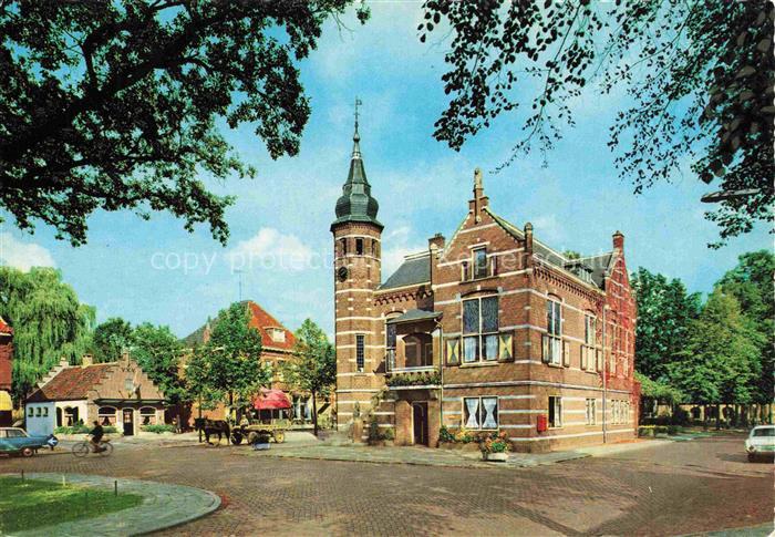 Oisterwijk TILBURG Noord-Brabant NL Gemeentehuis Rathaus Backstein Turm Kopfstei
