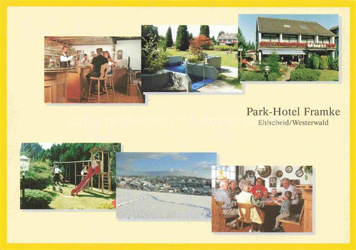 Ehlscheid Neuwied Rheinland-Pfalz Park-Hotel-Framke Westerwald Hotel Bar Restaur