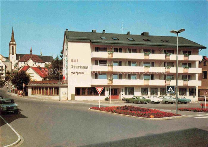 Neustadt Schwarzwald Titisee-Neustadt BW Hotel-Jaegerhaus Metzgerei Kreuzung Kir