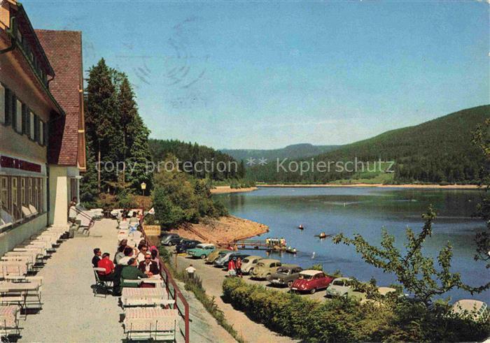 Schwarzenbachtalsperre Forbach BW Schwarzenbachtalsperre Gasthaus Stausee Murgta