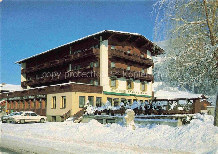 Ramsau Zillertal Tirol AT Gasthaus-Pension-Ramsauerhof Hallenbad Sauna Schnee Wi