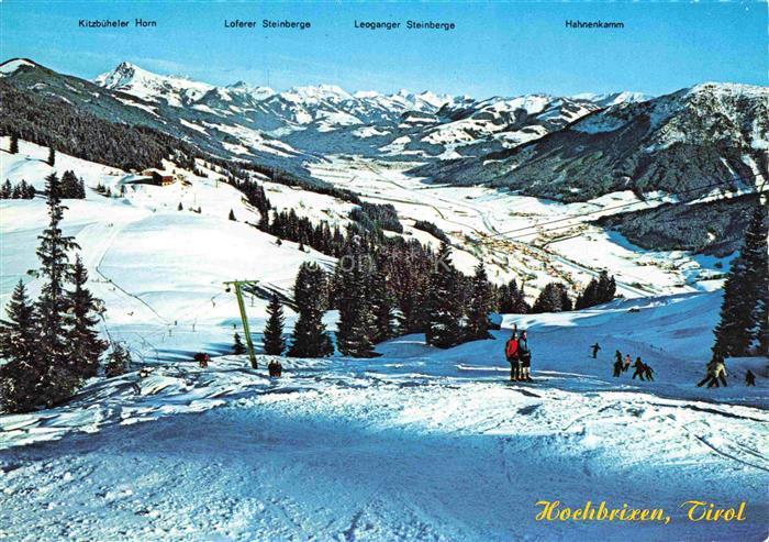 Hochbrixen Brixen im Thale Tirol AT Skigebiet Skilift Doppelsesselbahn Skipiste