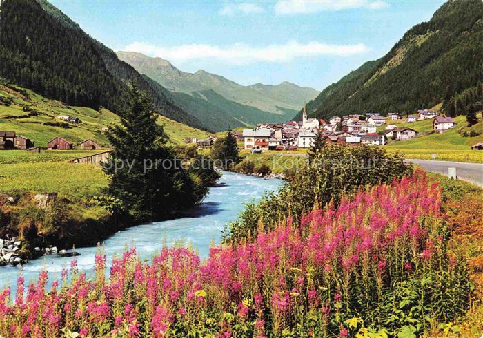 Ischgl 1377m Paznauntal Tirol AT Paznauntal Trisanna Weidenroeschen Tal Dorfansi
