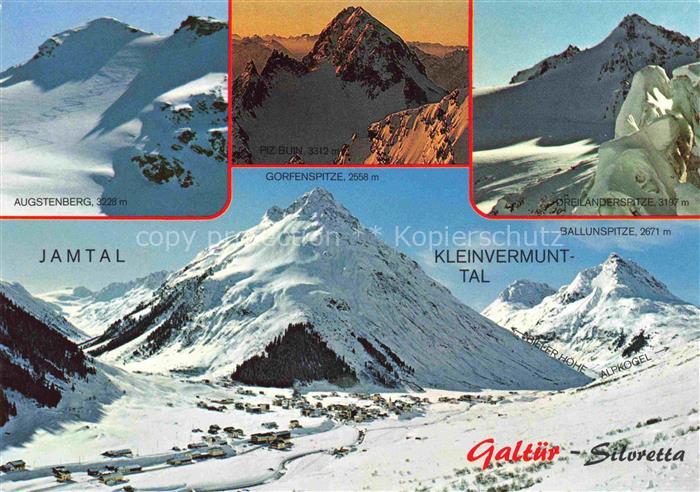 Galtuer Landeck Tirol AT Jamtal Kleinvermunttal Augstenberg Piz-Buin Gorfenspitz