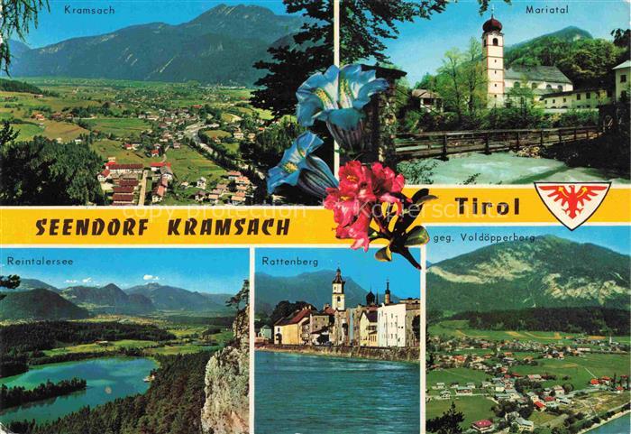 Kramsach-Achenrain Tirol AT Reintalersee Rattenberg Inn Mariathal Klosterkirche