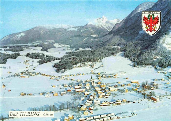Haering Haering Bad Tirol AT Kaisergebirge Winterlandschaft Kurort Moorstrandbad