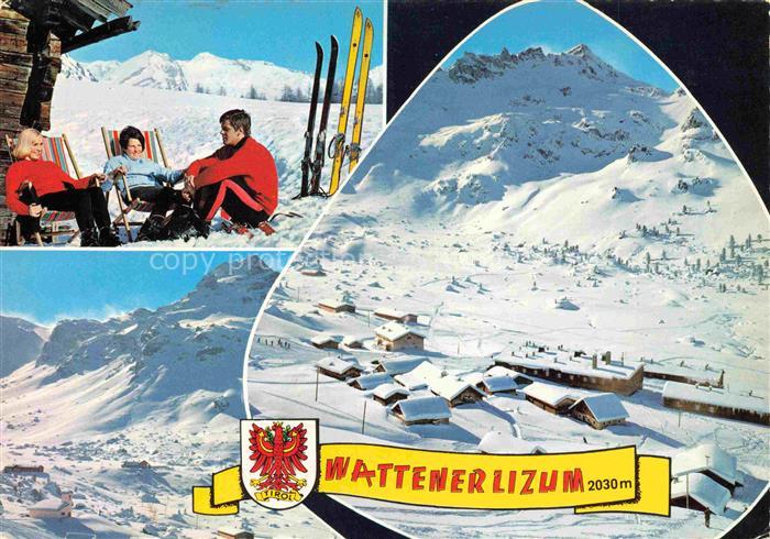 Wattener-Lizum Wattens Innsbruck Tirol AT Skifahrer Winter Schnee Schigebiet Alm