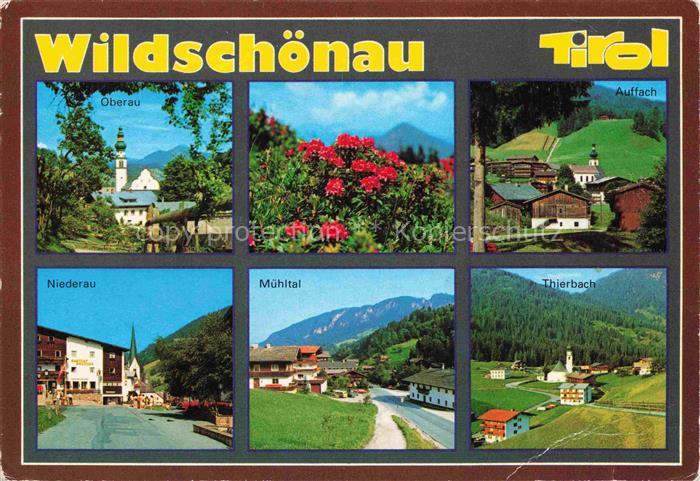 Wildschoenau Kufstein Tirol AT Oberau Auffach Niederau Muehltal Thierbach Kirche