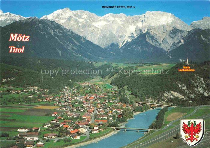 Moetz Silz Tirol AT Mieminger-Kette Oberinntal Inn Fluss Maria-Locherboden Bruec