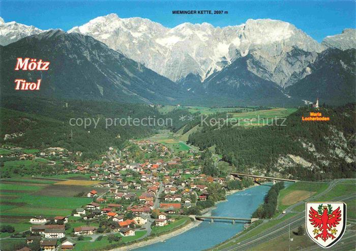 Moetz Silz Tirol AT Mieminger-Kette Oberinntal Inn Fluss Maria-Locherboden Bruec