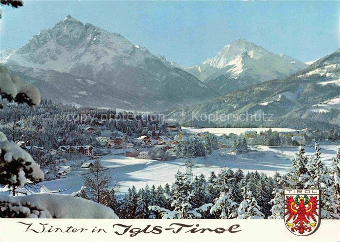 Igls Jgls Innsbruck Tirol AT Igls Winterlandschaft Bergpanorama Schnee Luftkuror