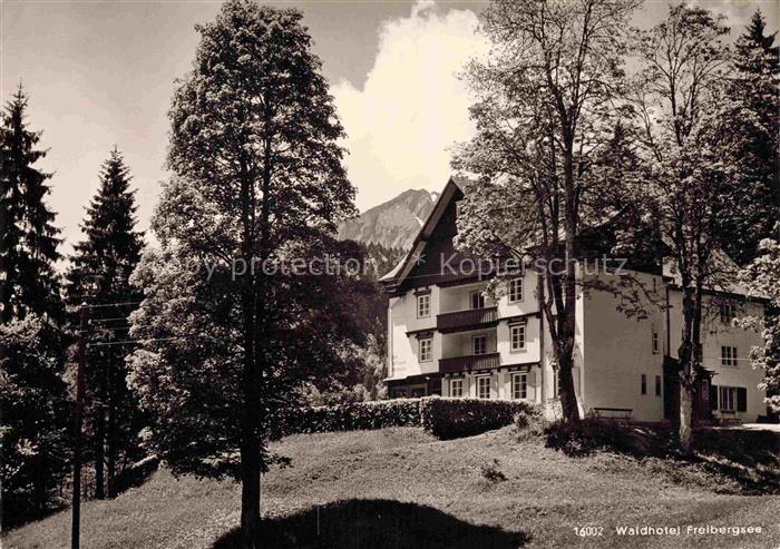 Freibergsee 987m Oberstdorf Bayern Waldhotel Restaurant Terrassen-Café Berge Wal