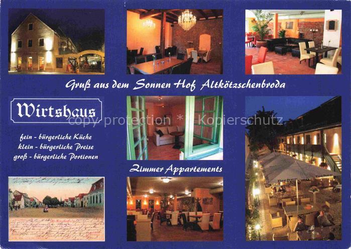 Altkoetzschenbroda Alt-Koetzschenbroda Niederloessnitz Radebeul Sachsen Sonnen-H