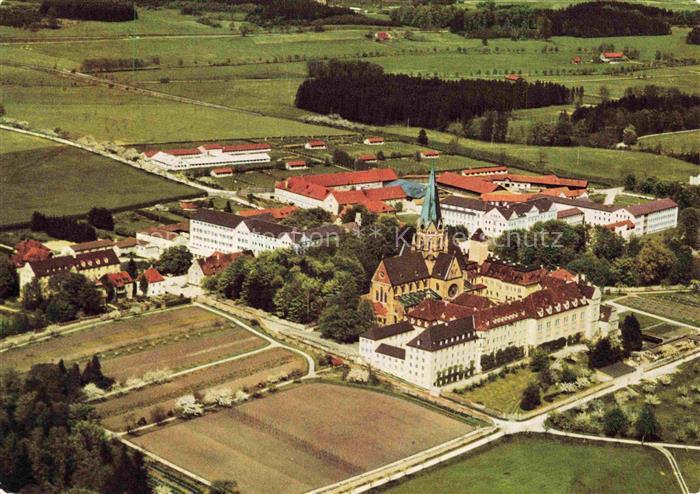 St Ottilien Eresing Bayern Erzabtei Kloster Kirche Felder Wald Klosteranlage Gae
