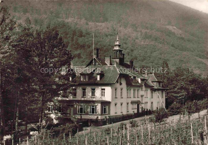 Edenkoben Weinstrasse Rheinland-Pfalz Kneippsanatorium Sesselbahn Weinberg Villa