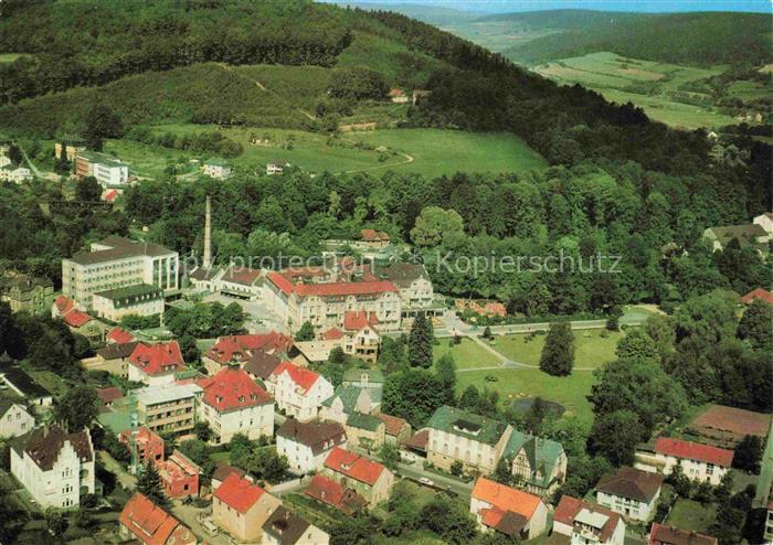 Bad Salzschlirf Fulda Hessen Kurort Kuranlagen Obelisk Wald Tal Stadtansicht
