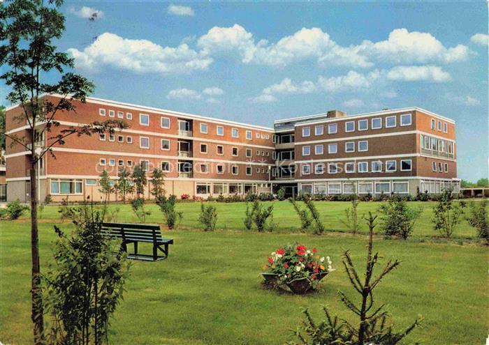 Telgte Warendorf Krankenhaus Maria-Frieden Klinik Parkanlage Backsteingebaeude R