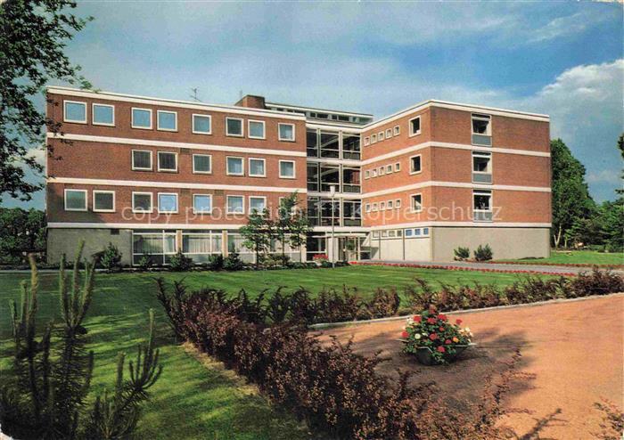 Telgte Warendorf Krankenhaus Maria-Frieden Klinik Parkanlage Backsteingebaeude R