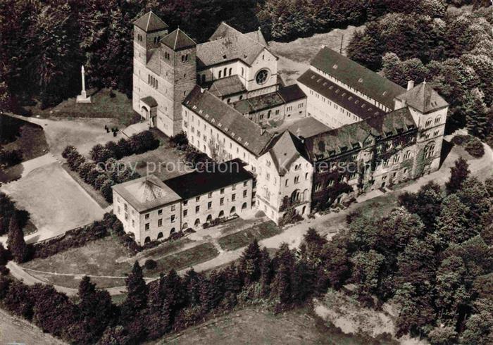Gerleve Coesfeld NRW Abtei-Gerleve Kloster Fliegeraufnahme Kirche Benediktiner W
