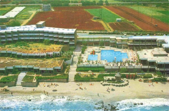 Rethymnon Rethimnon Crete Greece Hotel-El-Greco Pool Strand Meer Felder Hotelanl