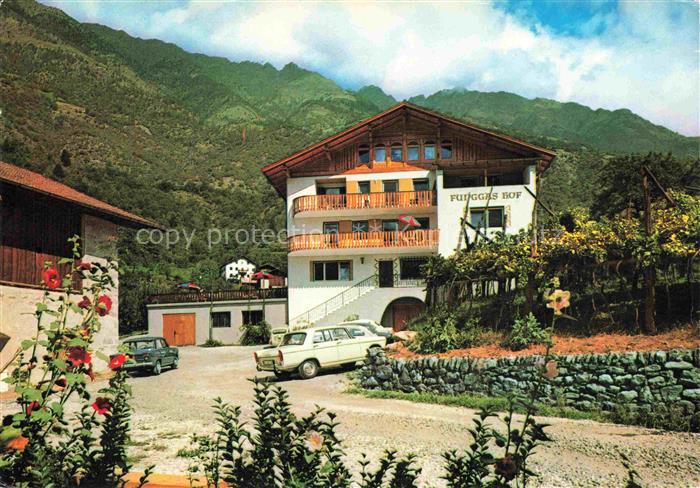 Tschirland Naturns Funggashof Pension Vinschgau Val-Venosta Berge Bergwiese Auto