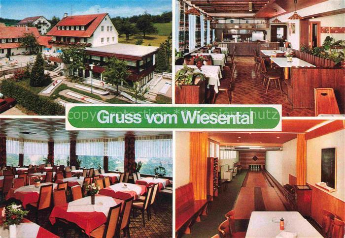 Calw Schwarzwald BW Gasthof-Pension-Wiesental Schwarzwald Restaurant Minigolf Ke